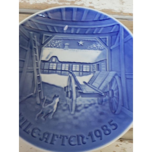 B&g Christmas Eve in‎ The farmhouse 1985 9085 blue - Picture 3 of 3